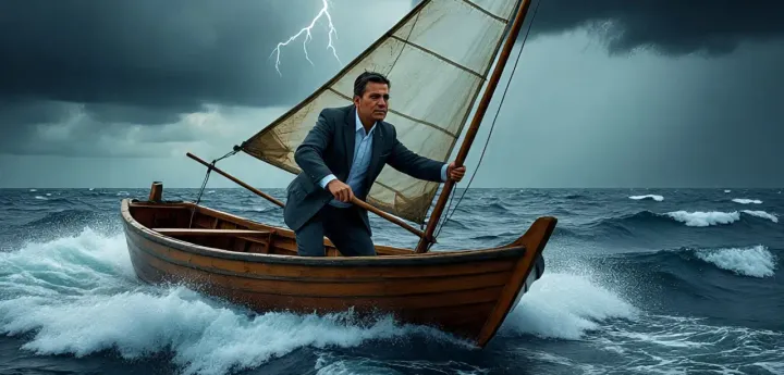 2508-05: El político que camina sobre la tormenta