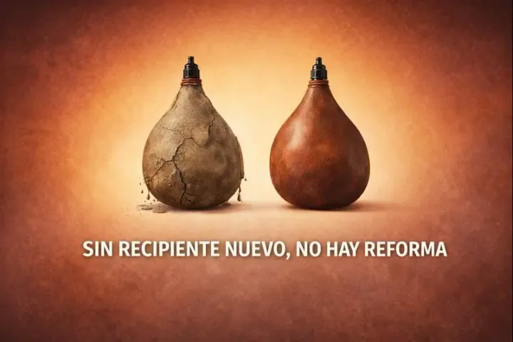 2601-19:Reforma verdadera: no remiendes lo viejo, cambia el recipiente